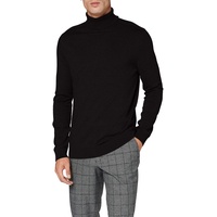 Selected Pullover SLHBERG ROLL NECK Schwarz M