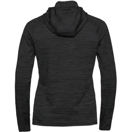 Odlo Damen Laufhoody Run Easy WARM, black Melange XS