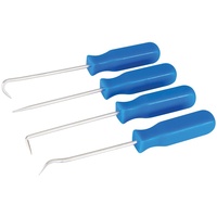 Silverline 427723 Stech- und Hakenwerkzeuge, 4-tlg. Satz 140 mm