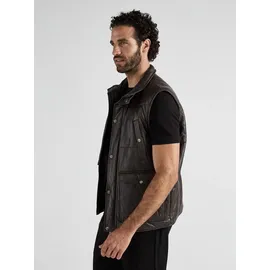 JCC Lederweste 3102169 in dunkelbraun | Gr.: 52,