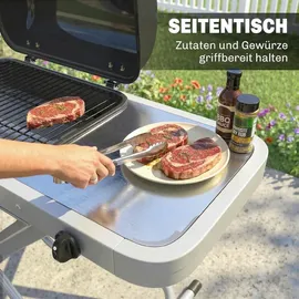 Outsunny Tragbarer Gasgrill 1-Brenner schwarz