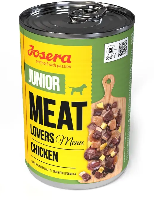 JOSERA Fleischliebhaber Junior Menü Huhn 400g (Mit Rabatt-Code JOSERA-5 erhalten Sie 5% Rabatt!)