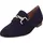 Gabor Slipper & Mokassin 5.211, Rauleder, Blau, Damen - Blau - 43