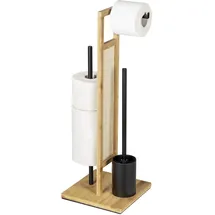 Wenko WC-Garnitur Rivalta Allegre Braun/Schwarz