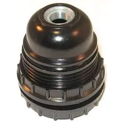 Fassung gewinde E27 Schwarz
