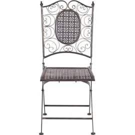 Beliani Bistroset 2-tlg. Schwarz/Gold