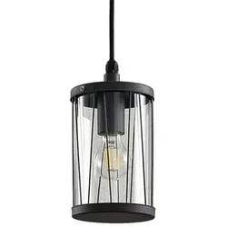 Lindby - Yonan Udendørs Pendelleuchte Dark Grey/Clear