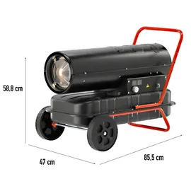 Yato Heizkanone Ölheizgebläse 30 kW schwarz