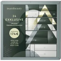 ASAM Beauty Adventskalender 2024 Damen -Beauty Edition- Kosmetik & Pflege von Asambeauty, 24 exklusive Überraschungen - Grün