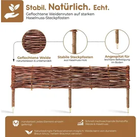 BooGardi Beeteinfassung 60 x 20 cm 1 Stück Braun