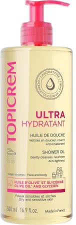 Topicrem Ultra-Feuchtigkeitsspendendes Duschöl Pumpflasche 500ml