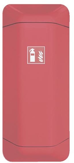 Feuerlöscherschrank »Help« unbefüllt rot, EICHNER, 43.3x102.7x22.5 cm