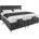 Westfalia Schlafkomfort Boxbett 194 x 210 cm Grau