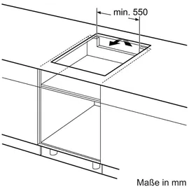 Bosch Herdset Backofen Kindersicherung + Induktionskochfeld Booster autark 60cm