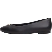 Tommy Hilfiger Ballerina TH Monogram Plaque schwarz 40