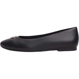 Tommy Hilfiger Ballerina TH Monogram Plaque schwarz 40