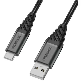 Otterbox USB-A/USB-C Adapterkabel Premium 2.0m schwarz (78-52665)