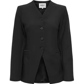 Only Jerseyblazer "ONLLAMINA LIFE L/S FIT BLAZER TLR", Damen, Gr. 34, schwarz, Obermaterial: 97% Polyester, 3% Elasthan, unifarben, regular fit normal, Blazer