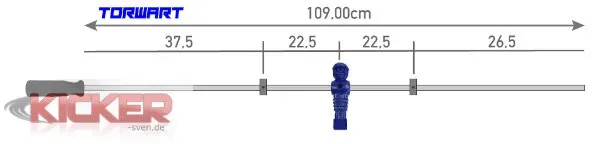 Hohlstange Turnierausführung Contus® L4 Torwart DTFB