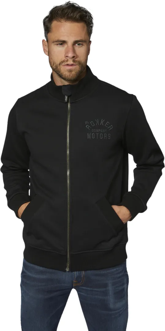 Rokker Motors Zip Jacke, schwarz, Größe 2XL für Männer