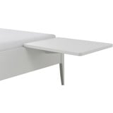 Hasena Nachttisch, Weiß, Buchefarben - 48x9x38 cm, Wohnzimmer, Wohnzimmertische, Beistelltische