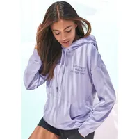 Buffalo Hoodie mit Statement Druck Lila 44/46