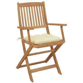 vidaXL Gartenstuhl klappbar 48,2 x 57 x 91 cm braun 6 St.