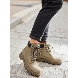 Heine Schnürstiefelette in taupe | Gr.: 39