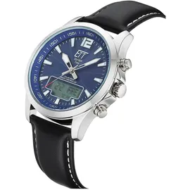 ETT Eco Tech Time Professional World Timer Leder 45 mm EGA-11714-31L