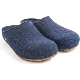 HAFLINGER Hausschuh in Blau 48