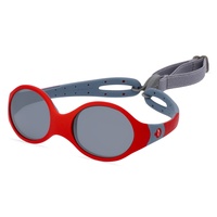 Julbo Loop M J533 Kinder-Sonnenbrille Vollrand Oval Kunststoff-Gestell, rot