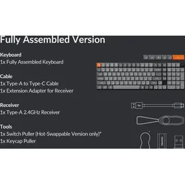 Keychron K17 Max RGB Brown Switch US