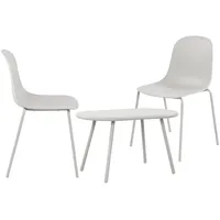 CLP 2er Sitzgruppe Veldin I Garten-Set 2x Stuhl stapelbar