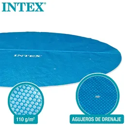 Intex Solar Poolabdeckung für 10ft Rahmen oder Easy Set Pools #29021, Blau, 305 cm