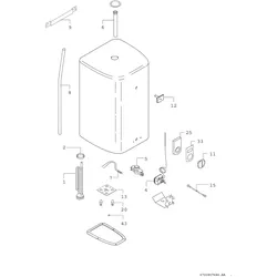 Bosch / Junkers Wandspeicher-Basis TR3500T 80l