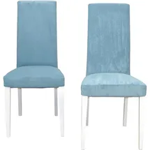 moebel-direkt-online Esszimmerstuhl Stella blau 2er Set