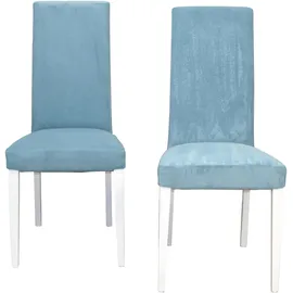 moebel-direkt-online Esszimmerstuhl Stella blau 2er Set