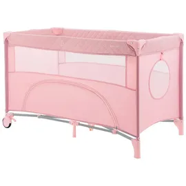 KIKKABOO Nighty Night Reisebett Mit 2 Ebenen - Pink - One Size
