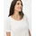 Brax Kurzarmshirt "Style CORA", Damen, Gr. 46, weiß (sanftes weiß), 47% Baumwolle, 47% Modal, 6% Elasthan, Rundhals, Shirts