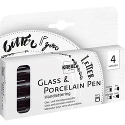 KREUL Glas-, und Porzellanmaler Handlettering-Set