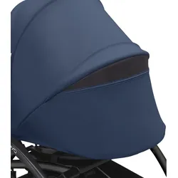Stokke® Kinderwagen YOYO3 Gestell black inkl. 0+ Neugeborenenaufsatz Air France Blue
