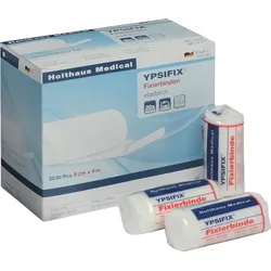 YPSIFIX Fixierbinde elastisch 6 cmx4 m im Zellglas 1 St Binden