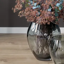 Fink LILIAN, Windlicht, Vase, Glas, glatt, grau, L. 32 cm, B. 32 cm, H. 35 cm, D. 32 cm Höhe: 35.00 cm Breite: 31.50 cm Tiefe: 31.50cm Durchmesser... - Transparent