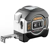 Hochpräzises 2-in-1-Infrarot-Laser-Maßband mit digitaler LCD-Anzeige, Laser-Maßband, Entfernung, 5 m Maßband + 60 m Laser-Entfernungsmesser, Grau