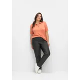CREATION L Hose leicht vertieft grau 21