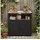 feasto Pflanztisch 80 x 45 x 82 cm Schwarz