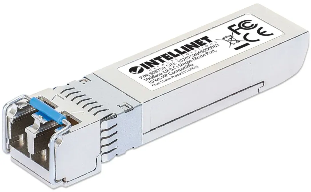 Intellinet 508759 Netzwerk-Transceiver-Modul Faseroptik 10000 Mbit/s SFP+ 1310 nm