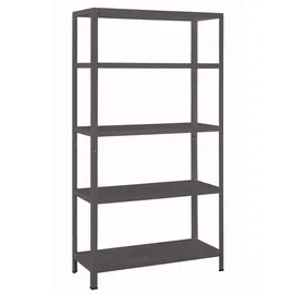 SCHULTE Regalwelt Grundregal Metall 190 cm x 100 cm x 45 cm schwarz