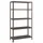 SCHULTE Regalwelt Grundregal Metall 190 cm x 100 cm x 45 cm schwarz