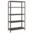SCHULTE Regalwelt Grundregal Metall 190 cm x 100 cm x 45 cm schwarz